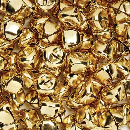Gold Jingle Bells, 150 Pieces