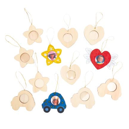 Decorate Your Own Wooden Frames, Set of 12