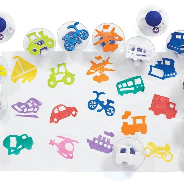 Easy-Grip Transportation Stampers14 Pieces