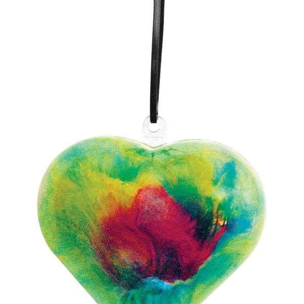Clear Fillable Heart Ornaments, Set of 12