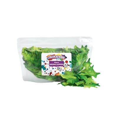 Fabric Green Leaves, Set of 200