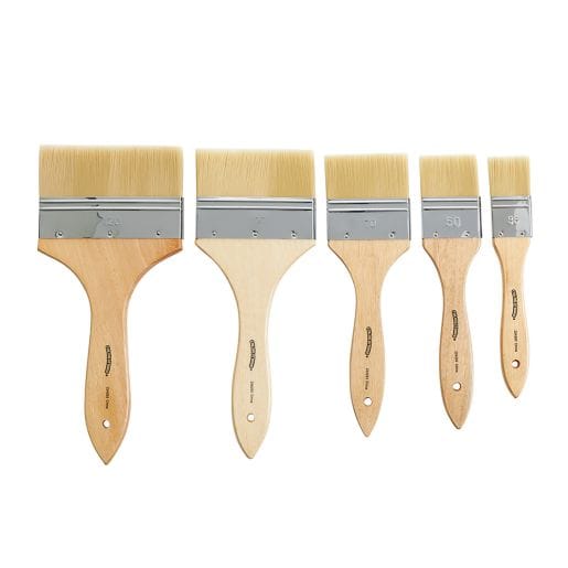 Large Area Paint Brushes - Set of 5 Sizes