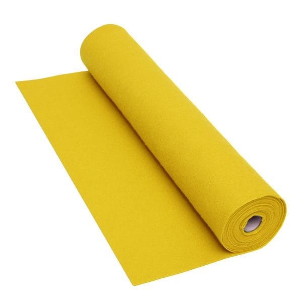Yellow Felt Roll - 5 m x 45 cm, 160 gsm