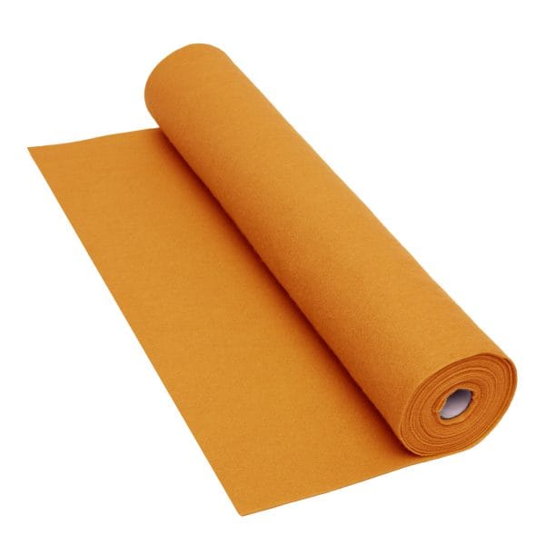 Orange Felt Roll - 5 m x 45 cm, 160 gsm