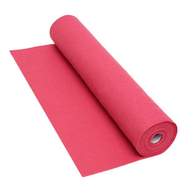 Pink Felt Roll - 5 m x 45 cm, 160 gsm