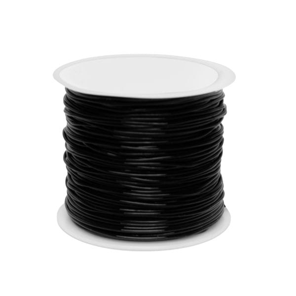 Black Elastic Cord - 25 m dia. 1mm