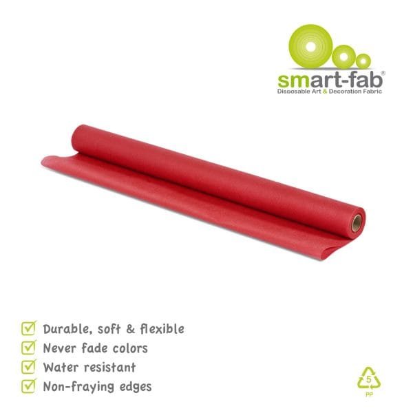 Smart-Fab Roll 0.61 × 5.5 M (24" × 18Ft.) Cranberry