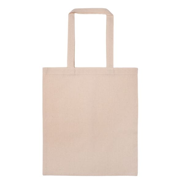 Cotton Tote Bag with 80cm Handle, 38x42cm, 5 Pack