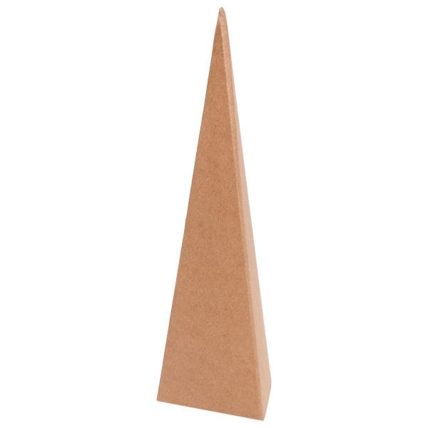 3D Papier-Mache Craft Pyramids, Set of 10