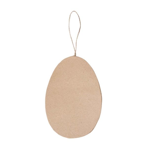 Papier-Mache Egg Ornaments, Set of 6