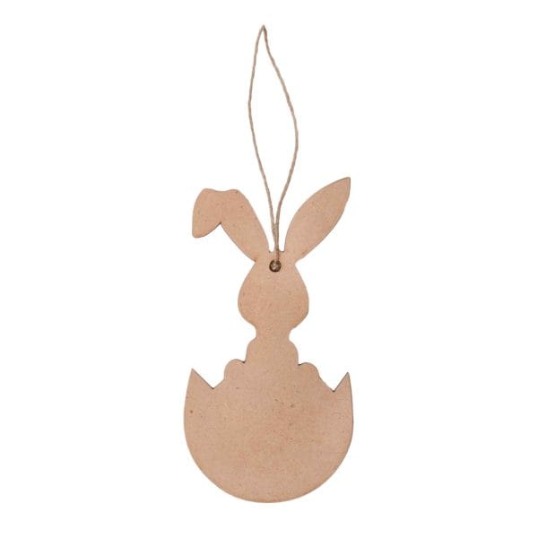 Bunny In The Egg Ornaments, Set of 6