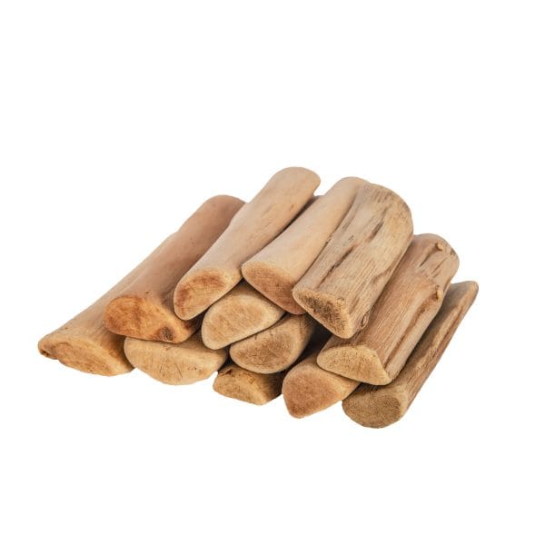 Rounded-Edge Driftwood Pieces, 250 Grams