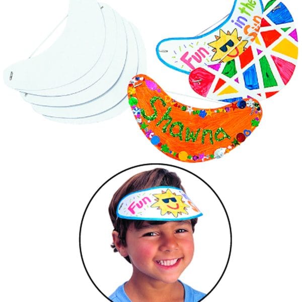Decorate Your Own Visors, Set of 24