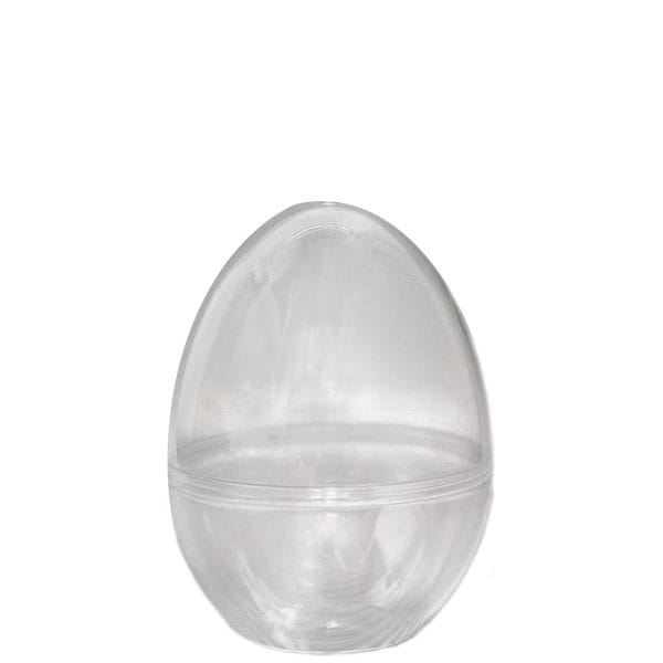 Clear Fillable Standing Egg, Set of 12
