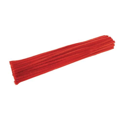 Pipe Cleaners Red - Set Of 100