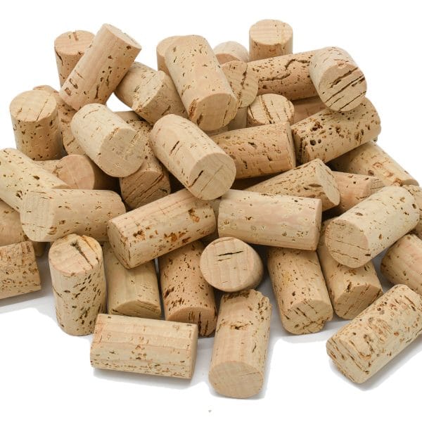 Cork Stoppers - 2.4 cm x 4.5 cm L - Set of 50