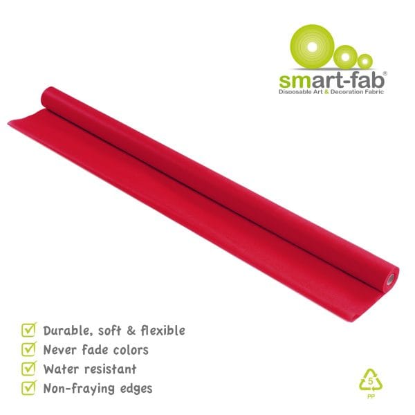 Smart-Fab Roll 1.22 × 12.2 M (48" × 40Ft.) Cranberry