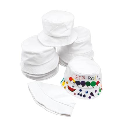 DYO Canvas Bucket Hat, Set of 10