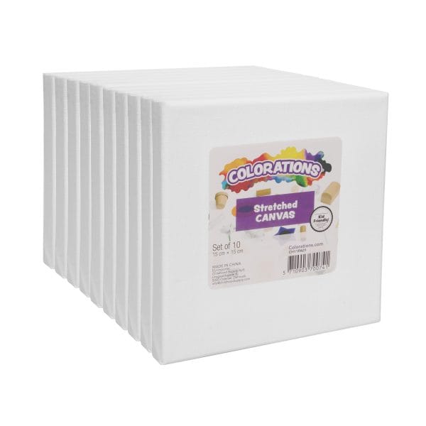 Stretched Canvas  15 x 15 cm - Pack of 10