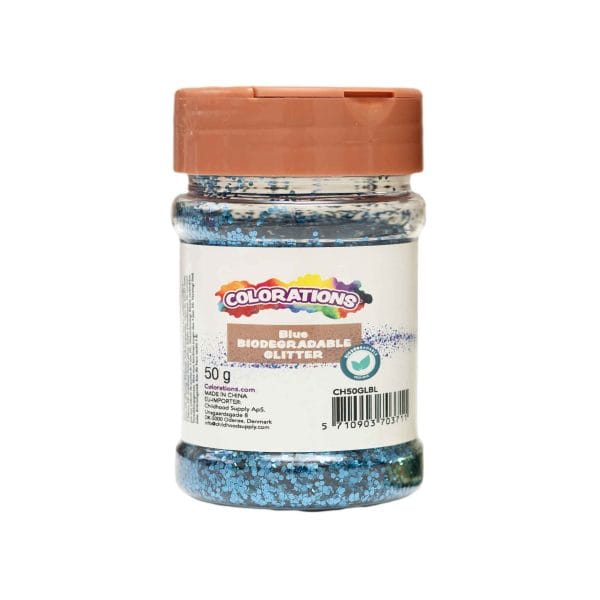 Biodegradable Glitter, Blue - 50 g