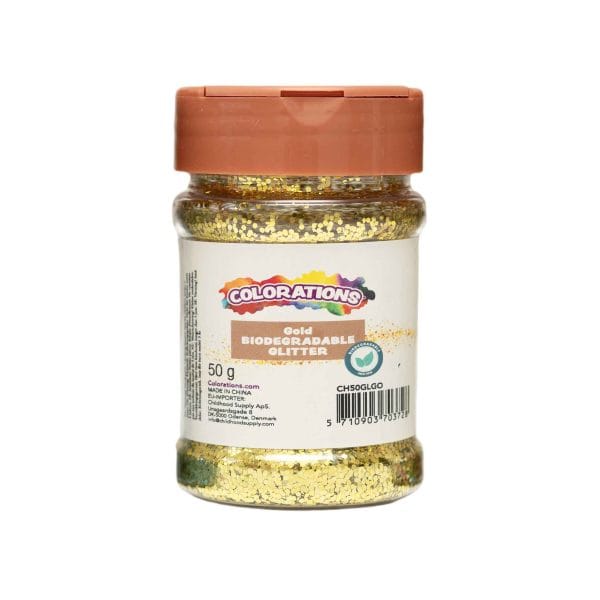 Biodegradable Glitter, Gold - 50 g
