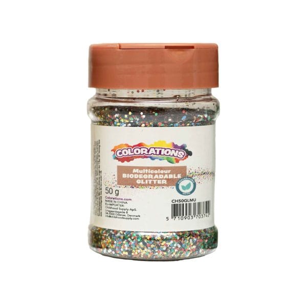 Biodegradable Glitter, Multicolour - 50 g