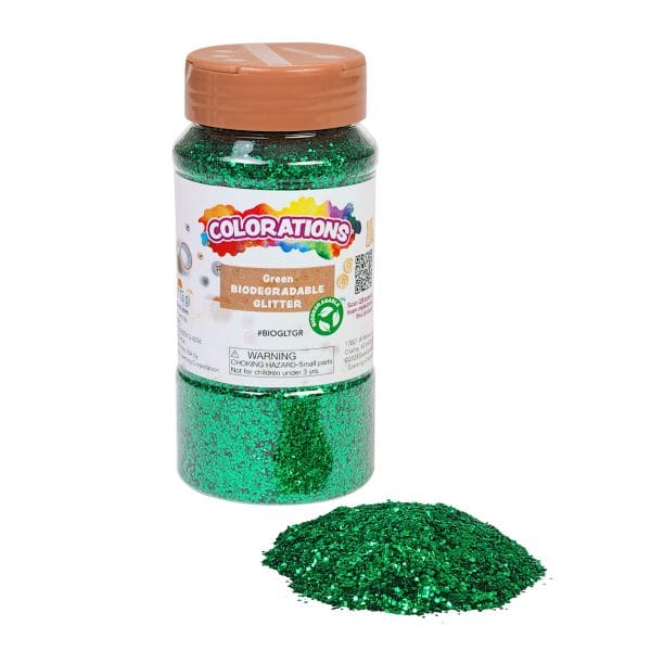 Biodegradable glitter 113 g - green