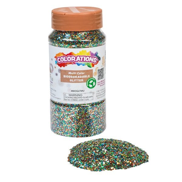 Biodegradable glitter 113 g - multicolour