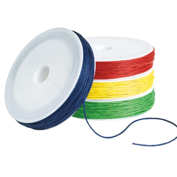 Waxed Cotton Cord - Set of 4 - 25 Meters Each
