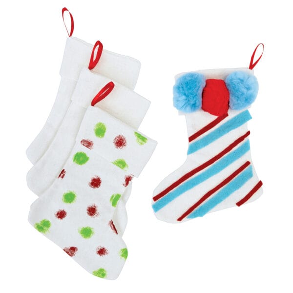 Design Your Own Canvas Stocking, Set of 12