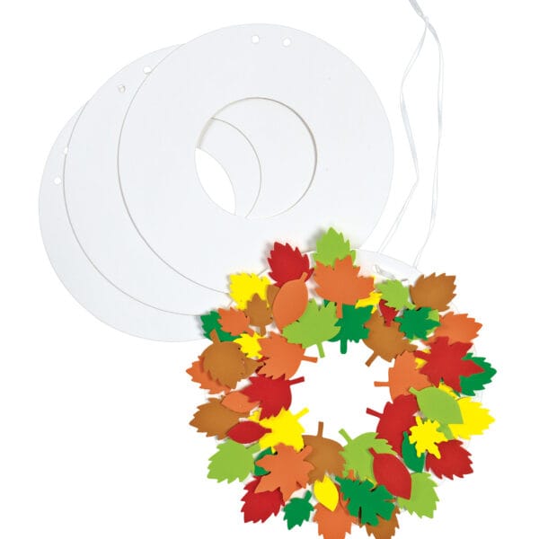 Cardstock Wreaths, Set of 24