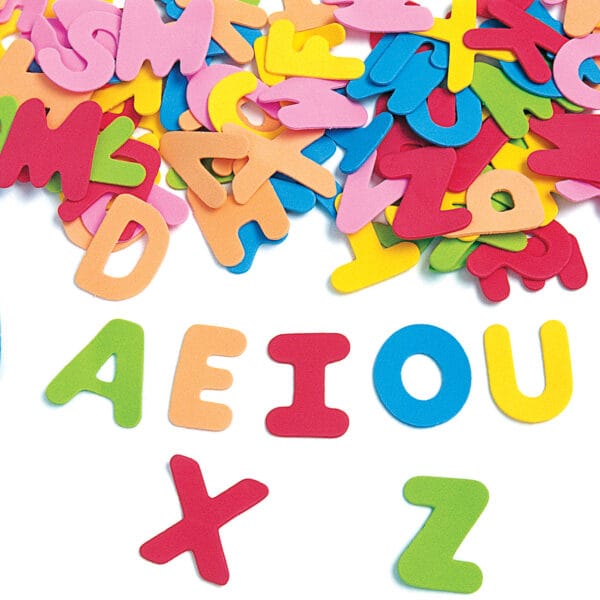 Alphabet Foam Shapes,150 Pieces