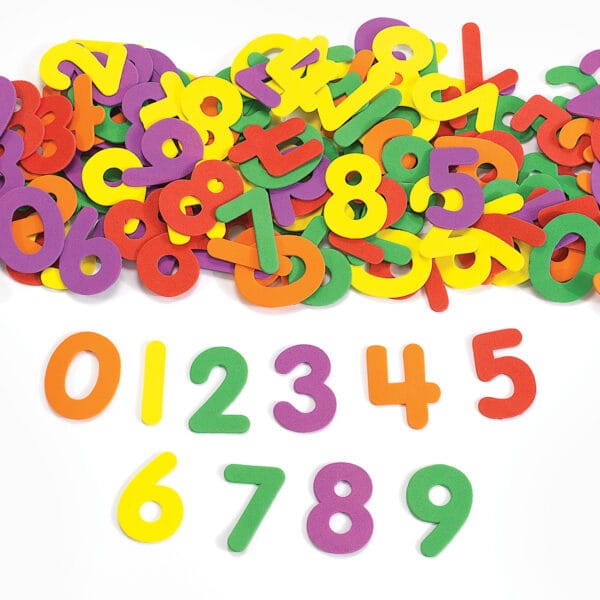 Number Foam Shapes, 150 Pieces