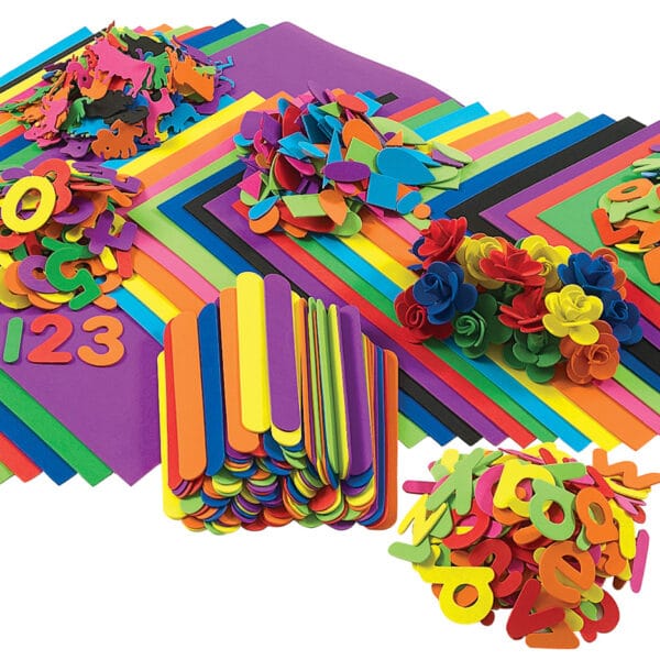 Foam Classroom Pack, 914 Pieces