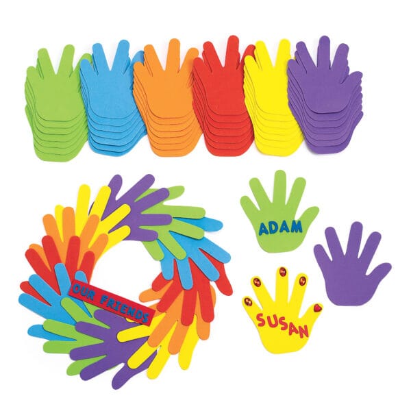 Happy Hands Foam Shapes, Set of 150