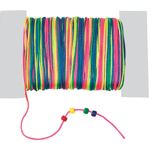 Rainbow Satin Beading Cord - 91 Meters