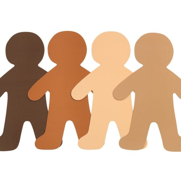 Milticultural Big People Shapes, Set of 24