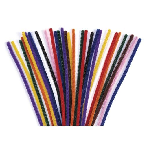 Pipe Cleaners - Assorted Pack of 100