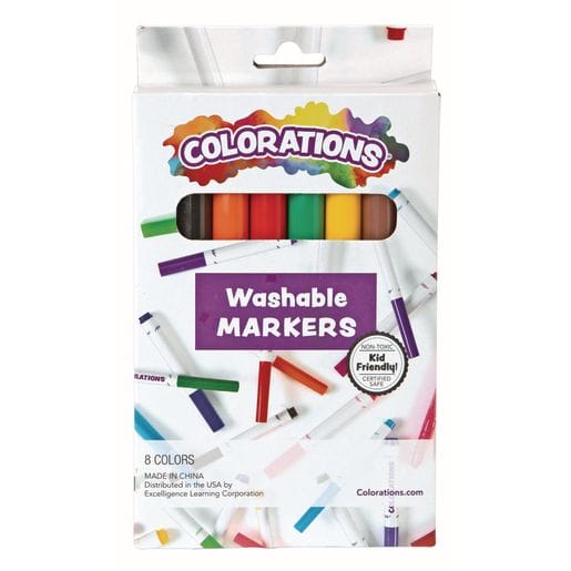 Super Washable Classic Markers, Set of 8