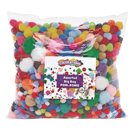 Big Bag of Pom-Poms - 1 Lb