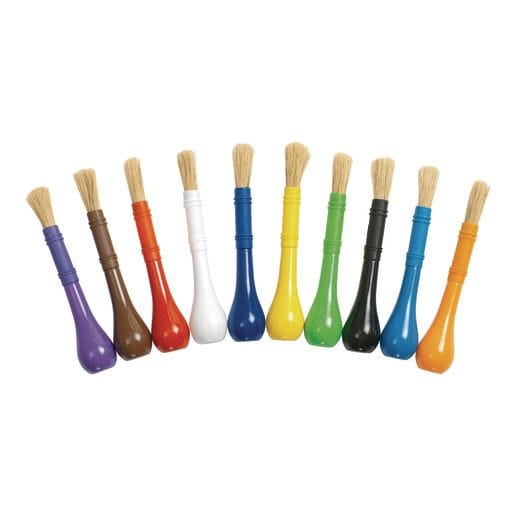 Easy Grip Brushes - Set of 10