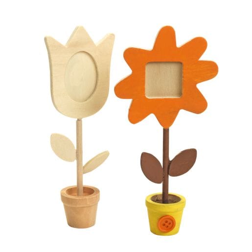 Wooden Flower Pot Frames, Set of 12