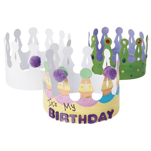 Decorate Your Own Crowns, Set of 24