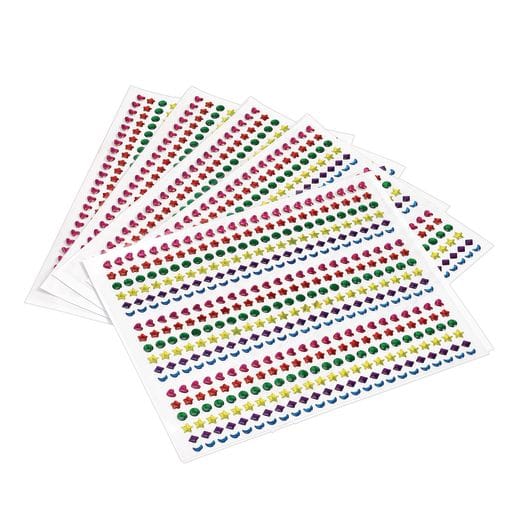 3-D Gem Stickers - 2150 Pieces