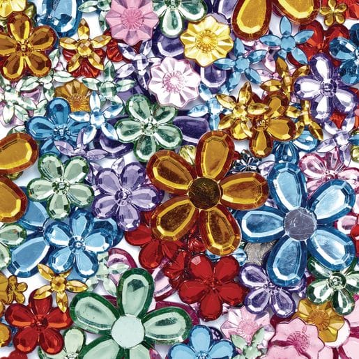 Sparkling Flower Jewels - 300 Pieces.