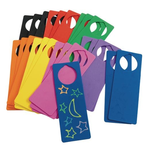 Foam Door Hangers, Set of 24