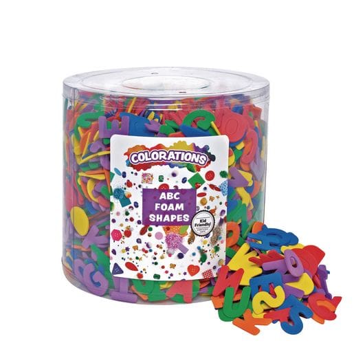 Abc Foam Shapes in a Bucket, 225 Grams