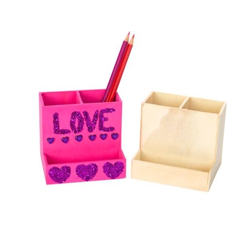 Wooden Desktop Organizer, Set of 12