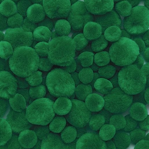 Pom-Poms Green - 100 Pieces