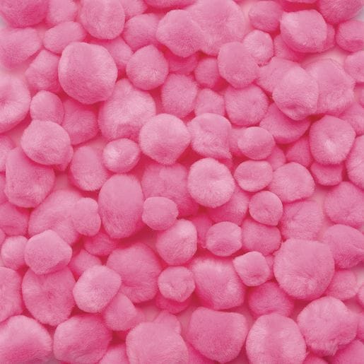 Pom-Poms Pink - 100 Pieces